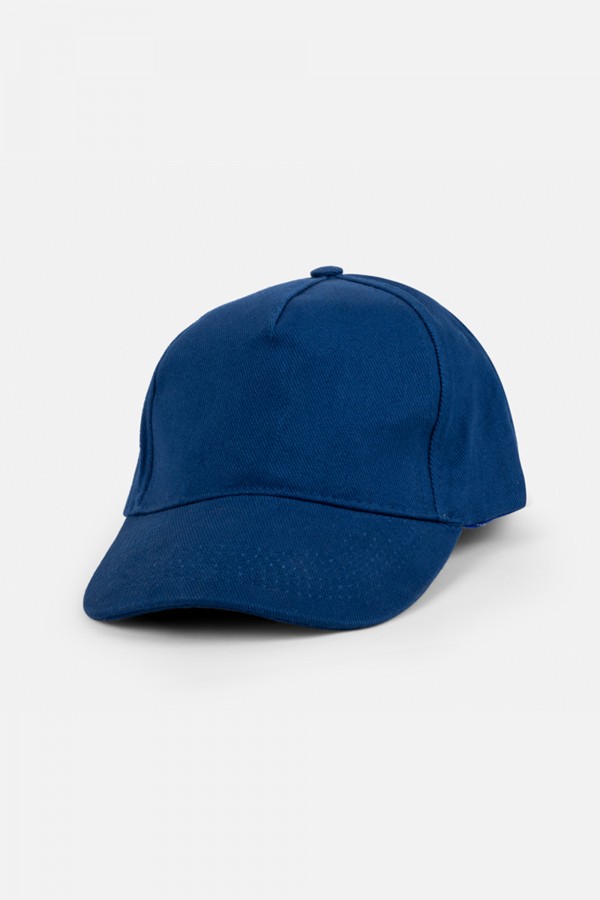5 Panel Polo Cap - Brush Cotton Material with Velcro